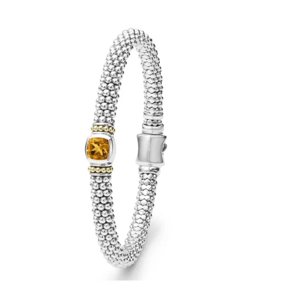 Rittenhouse  Citrine Caviar Bracelet | 6mm from Lagos Sz 7 - Picture 2 of 10